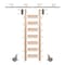 Meadow Lane Ladder 92 in. Un-Finished Maple Satin Nickel Hook with 8 ft. Rail Kit EG.300-92MA-08.02 - alternate 1